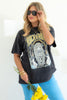 Rock N Roll Cheetah & Guitars Graphic Tee