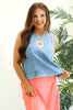 Spanx Lightweight Seaside Blue Denim Tank