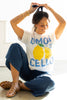 Limon Cello White Short Sleeve Tee