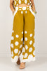Tied To Charm Golden Yellow Wide Leg Pant
