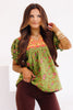 Patsy Green Short Sleeve Blouse