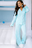 TWT It's Cold Outside Light Blue Pajama Set