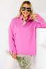 Foxcroft Agnes Guava Pink Long Sleeve Blouse