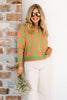 Daisy Green Long Sleeve Sweater