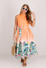 Papaya Printed Sleeveless Maxi Dress