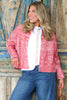 Bandana Dusty Rose Long Sleeve Jacket