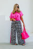 Take Your Turn Cream Leopard Wide Leg Pant