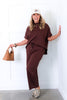 TWT® Malibu Brown Short Sleeve Travel Set
