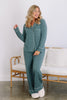 Sweet Dreams Long Sleeve Ash Jade Pajama Set