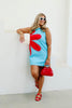 All Mine Blue Sleeveless Mini Dress
