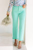 Take it Away Mint Wide Leg Jean