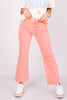 Take it Away Ash Pink Wide Leg Jean