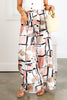 Joseph Ribkoff Vanilla Multi Wide Leg Pant