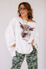 Free People Highland Cow Camden Sweatshirt