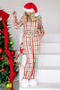 DOORBUSTER TWT Christmas Plaid Long Sleeve Pajama Set