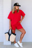 Mahlia Ruby Short Sleeve Short Set