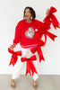 QOS X TWT Santa Red Long Sleeve Sweatshirt
