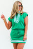 Mika Green Short Sleeve Top