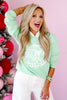 TWT® Santa Green Long Sleeve Sweater