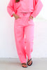 Way Back Home Hot Pink Barrel Pant