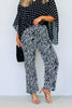 Essie Black & White Zebra Wide Leg Pant