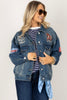 Here We Go Rodeo Denim Blue Jacket