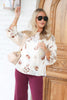 Feeling Sweet Cream Short Sleeve Blouse