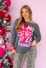 TWT® Being Yourself Is Cool Charcoal Long Sleeve Top