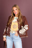 See The Light Brown Long Sleeve Jacket