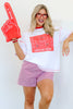 Gameday Play Diagram Red Short Sleeve Tee