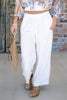 Z SUPPLY Scout White Linen Wide Leg Pant