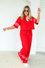 Love Note Red Short Sleeve Top