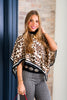 TWT® Wild Side Black Leopard Poncho