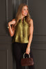 Here Before Olive Sleeveless Top