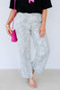 Kris High Rise Leopard Wide Leg Jean