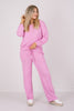 Lainey Candy Pink V-Neck  Long Sleeve Pant Set