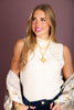Cassidy Cream Sleeveless Sweater