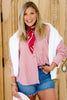 Hold This Moment Red Striped Long Sleeve Shirt