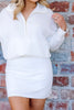 TWT®  Keep It Moving White Pull On Skort