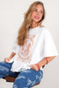 Western Horse White Short Sleeve Tee