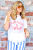 Champagne & Caviar White Short Sleeve Tee
