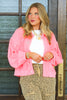 Karlie Neon Pink Long Sleeve Jacket