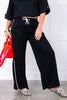 Far From Home Black Wide Leg Pant