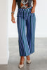 Polished Look Hunter Green Cropped Wide Leg Pant