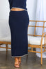 Z SUPPLY Yessenia Eclipse Whipstitch Midi Skirt