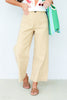 Taking My Time Butter Toast Gingham Straight Leg Pant