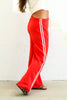 Daydreamer Vintage Red Solid Track Pant