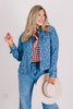 Jackie Print Sandra Wash Long Sleeve Jacket