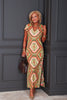 Tarpon Kilim Squash Short Sleeve Maxi Dress