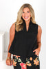 The Best Thing Black Sleeveless Top
